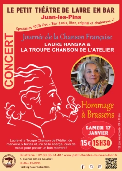Samedi 17 janvier 2026 : Hommage à Brassens