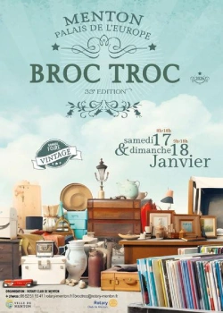 Les 17 et 18 janvier 2026 : 33ème Broc-Troc de Menton