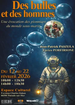 Du 12 au 22 février 2026 : Exposition « Des bulles et des hommes »