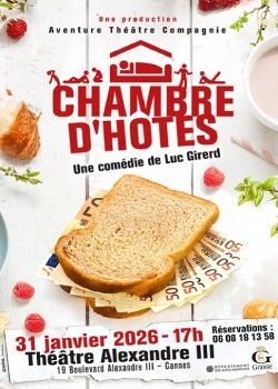 Samedi 31 janvier 2026 : Chambre d'hôtes