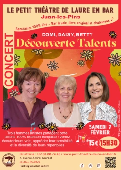Samedi 7 Février 2026 : Découverte Talents