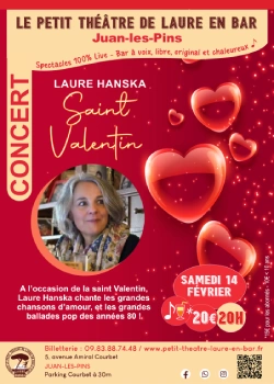 Samedi 14 Février 2026 : Concert Saint-Valentin avec Laure Hanska