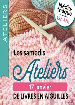 Samedi 17 janvier 2026 : Atelier lecture-tricot