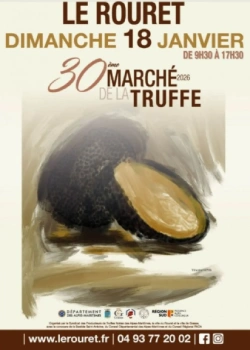 Dimanche 18 janvier 2026 : Marché de la Truffe au Rouret