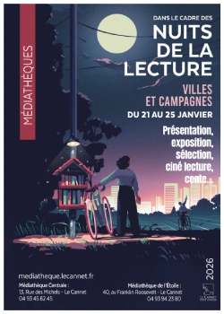 Du 21 au 25 janvier 2026 : Les nuits de la lecture