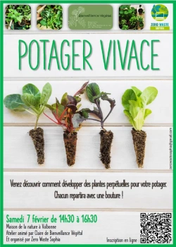 samedi 7 février 2026 : Atelier potager vivace