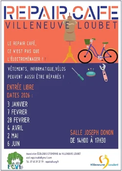 Samedi 7 février 2026 : Repair Café