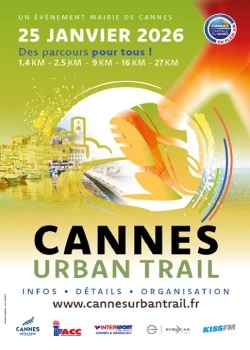 Dimanche 25 janvier 2026 : Cannes Urban Trail 2026