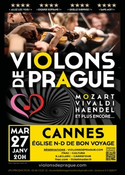 Mardi 27 janvier 2026 : Violons de Prague