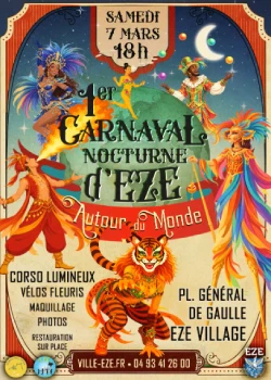 Samedi 7 mars 2026 : Carnaval d'Eze