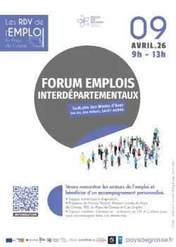 Jeudi 9 avril 2026 : Forum emplois interdépartementaux