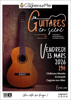 Vendredi 13 mars 2026 : Guitares en scène