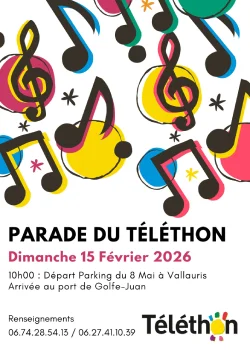 Dimanche 15 février 2026 : Parade du Téléthon