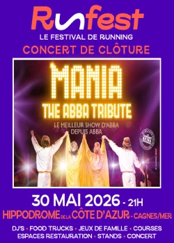 Samedi 30 mai 2026 : Mania - The Abba Tribute