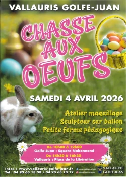 Samedi 4 avril 2026 : Chasse aux oeufs