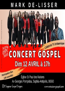 Dimanche 12 avril 2026 : Concert Gospel