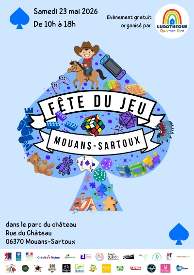 Samedi 23 mai 2026 : Fête du jeu