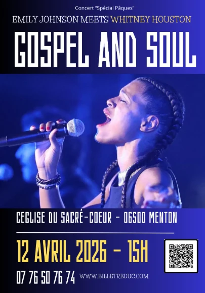 Dimanche 12 avril 2026 : Gospel & Soul - Emily Johnson rencontre Whitney Houston