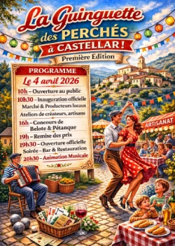 Samedi 4 avril 2026 : La Guinguette des Perchés à Castellar
