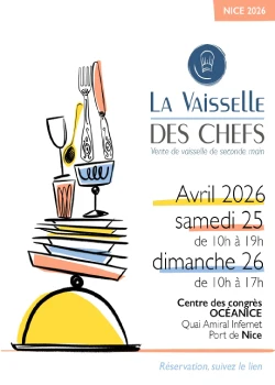 Samedi 25 avril 2026 : La vaisselle des chefs