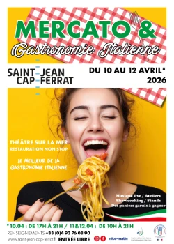 Du 10 au 12 avril 2026 : Mercato et Gastronomie italienne