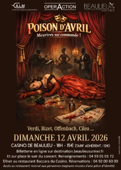 Dimanche 12 avril 2026 : Concert lyrique - Poison d’avril ou la mort sur commande