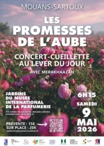 Samedi 9 mai 2026 : Les promesse de l'aube - Concert cueillette