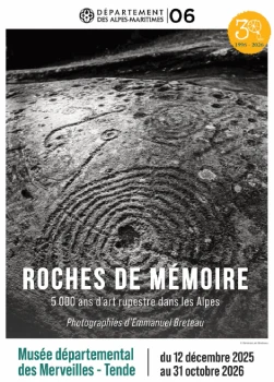 Du 12 décembre au 15 juin 2026 : Exposition temporaire "Roches de mémoire - 5000 ans d'art rupestre dans les Alpes"