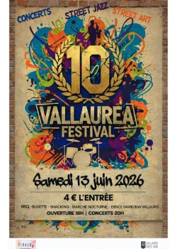 Samedi 13 juin 2026 : Vallaurea Festival