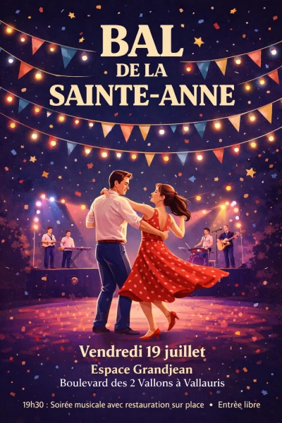 Dimanche 19 juillet 2026 : Bal de la Saint-Anne