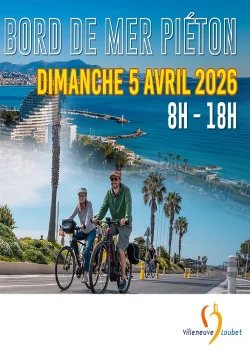 Dimanche 5 avril 2026 : Bord de mer piéton