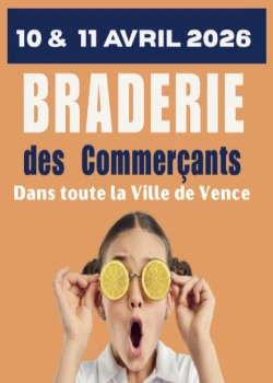 Les 10 et 11 avril 2026 : Braderie des commerçants