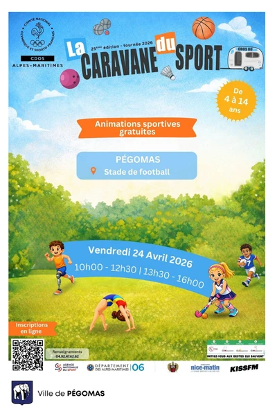 Vendredi 24 avril 2026 : Caravane du sport