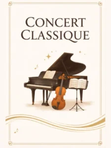 Lundi 6 juillet 2026 : Concert classique – « Marie Antoinette et la musique »
