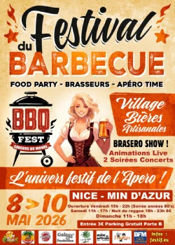 Du 8 au 10 mai 2026 : Festival du Barbecue