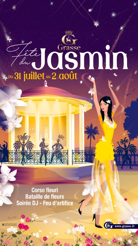 Du 31 juillet au 2 août 2026 : Fête du Jasmin