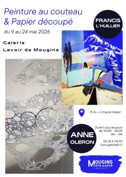 Du 9 au 24 mai 2026 : Exposition de Francis L'huillier & Anne Oléron