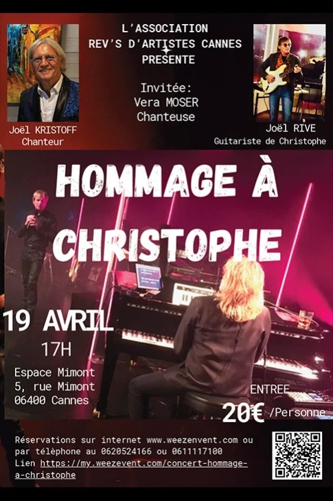 Dimanche 19 avril 2026 : Hommage à Christophe