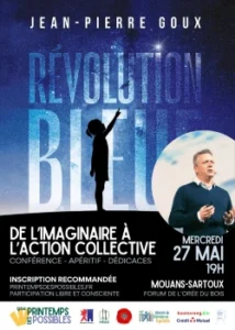Mercredi 27 mai 2026 : Conférence de Jean Pierre goux "De l'imaginaire à l'action collective"
