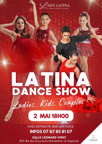 Samedi 2 mai 2026 : Latina Dance Show