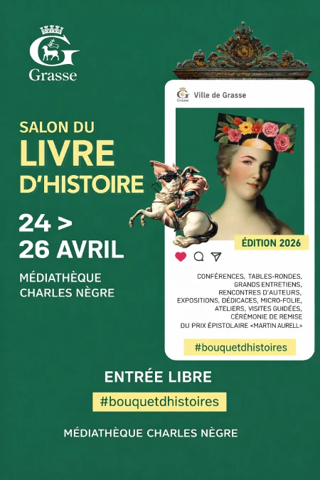Du 24 au 26 avril 2026 : 3e édition du Salon du Livre d’Histoire
