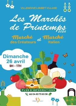 Dimanche 26 avril 2026 : Marché des Créateurs