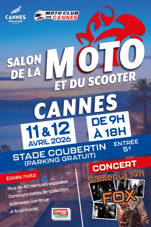 Les 11 et 12 avril 2026 : Salon de la moto et du scooter