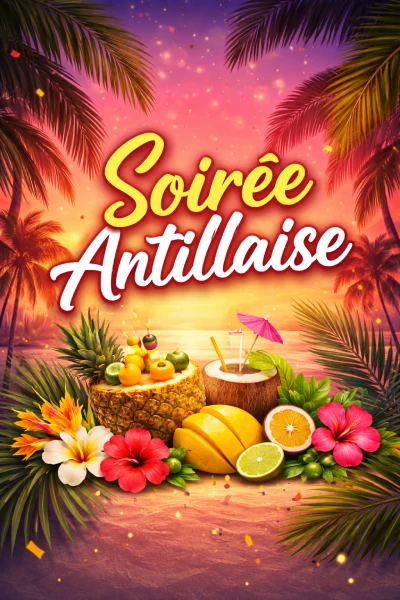 Samedi 11 juillet 2026 : Soirée antillaise