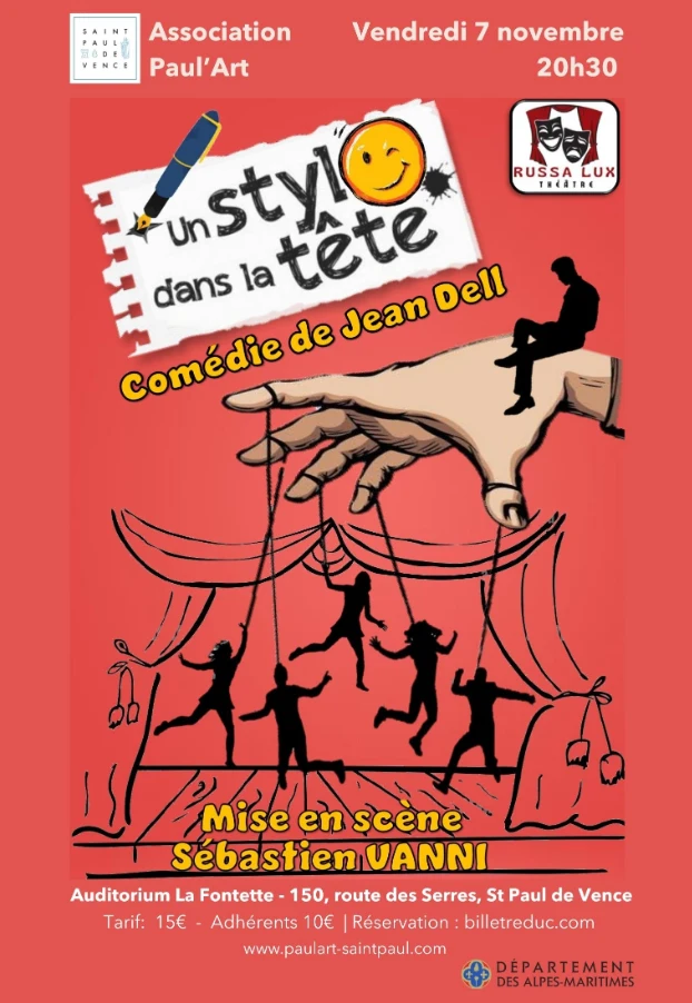 Samedi 4 juillet 2026 : Un stylo dans la tête