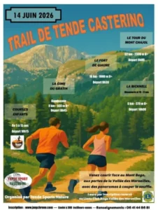 Dimanche 14 juin 2026 : Trail de Tende - Castérino 2026