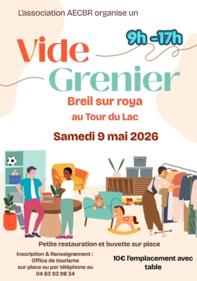 Samedi 9 mai 2026 : Vide grenier