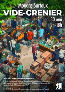 Samedi 30 mai 2026 : Vide grenier