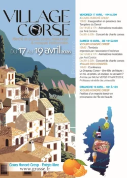 Du 17 au 19 avril 2026 : Village Corse à Grasse