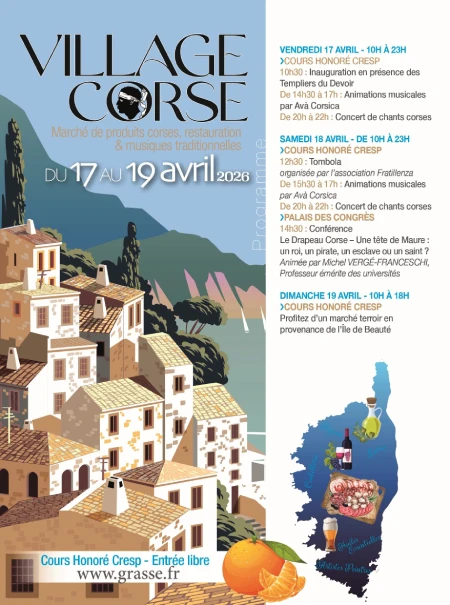 Du 17 au 19 avril 2026 : Village Corse à Grasse